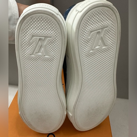 LOUIS VUITTON Stellar denim trainers sneakers 39.5 EU SOLDOUT - Picture 7 of 8